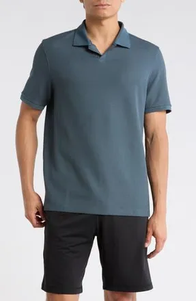 Zella Johnny Collar Golf Polo in Blue Slate at Nordstrom Rack, Size Xx-Large