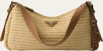 Prada Zip Crochet Shoulder Bag