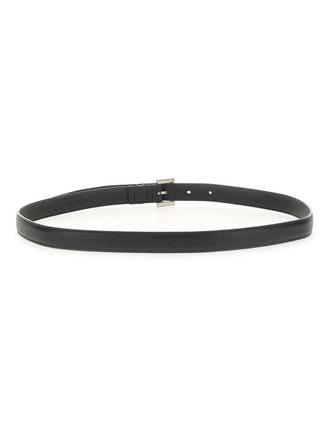 Saint Laurent Cassandre Belt - Black