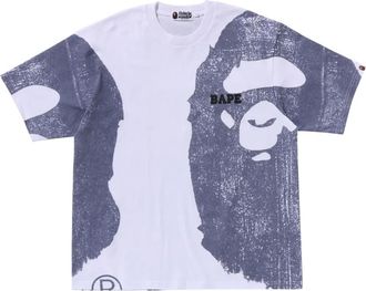 A Bathing Ape T-shirt con logo - Bianco