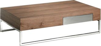 Angel Cerdá Mesa centro rectangular nogal con cajón