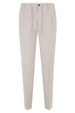 Eleventy Sand Drawstring-Band Lyocell-Blend Jogger Pants