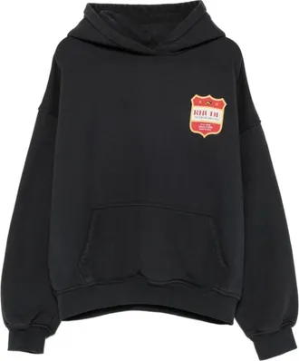 Rhude Regatta Club Hoodie - male - Rhude - Hoodies - Black - 2XL - Sweatshirts & Hoodies