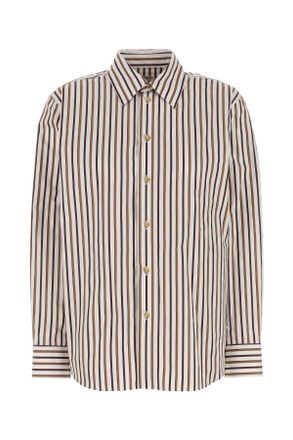 Bottega Veneta Embroidered Poplin Shirt