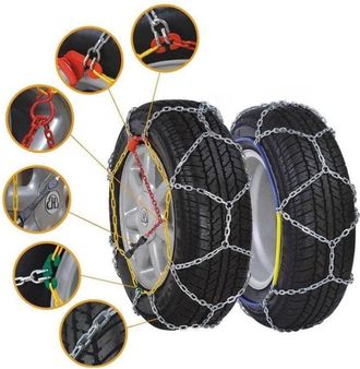 Trade Shop Trade Shop - Cadenas De Nieve Para Neum&aacute;ticos Del Grupo 60 F&aacute;ciles De Instalar Homologadas