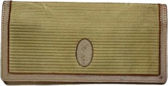Saint Laurent Pre-owned Wallets, female, Beige, Size: ONE SIZE Pre-owned Wallet