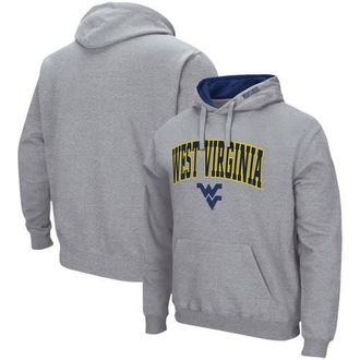 Colosseum Mens Colosseum Heather Gray West Virginia Mountaineers Arch & Logo 3.0 Pullover Hoodie at Nordstrom, Size Small