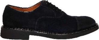 Doucal's Schoenen, Heren, Blauw, 40 EU, Su&egrave;de, Stringata Classica