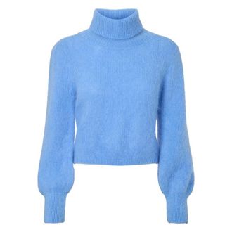 Americandreams Piro Rollneck Lange Mouwen - Dames - Coltruien - Blauw - L - Wol - Truien & Vesten