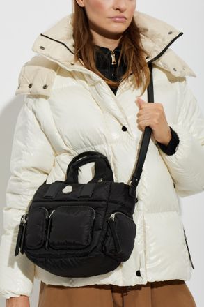 Moncler Caradoc Pocket Bag, Womens, Black
