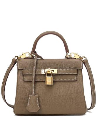 Tiffany & Fred Leather Mini Satchel
