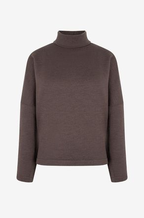 Christophe Lemaire Weiter Wollmix-Pullover High Neck