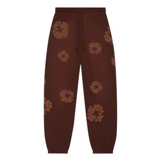 Denim Tears Mono Cotton Wreath Sweatpants Brown SS25BAS0623
