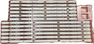 OEM Tira De Led, Longitud: 1128 Mm, Material: Cobre, N&uacute;mero De Led: 14, Configuraci&oacute;n Del Conjunto: 12 Piezas, Compatibilidad: Modelos De Tv Compatibles