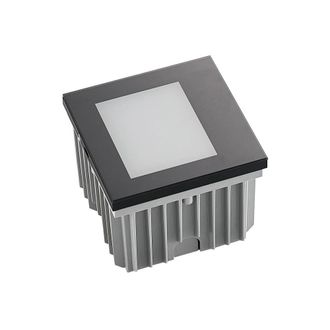 Arcchio L&aacute;mpara de pared exterior de aluminio negro