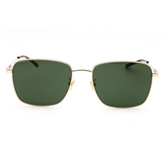 Gucci Square Full Rim Sunglasses - Gold