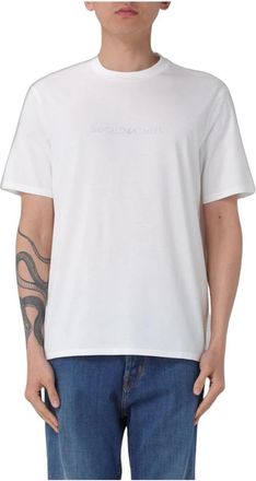 Emporio Armani T-shirts - Heren - T-shirts - Wit - XL - Tops
