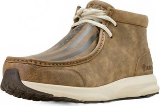 Ariat Mens Spitfire Usa Flag Boots In Brown