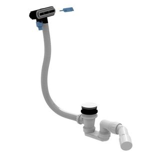 Villeroy & Boch afvoer- en overloopcombinatie voor de Back to wall glans witte baden loop & Friends chroom