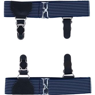 Trafalgar Store Sutton Double Grip Sock Garters in Navy at Nordstrom