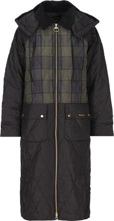 Barbour Osbourne Quilted Tartan-panelled Jacket