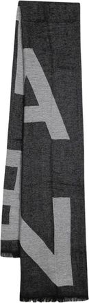 Balmain Foulard Sjaal - unisex - Wintersjaals - Zwart - ONE Size - Accessoires