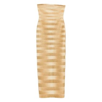 H&eacute;rve L&eacute;ger Strapless Bandage Dress