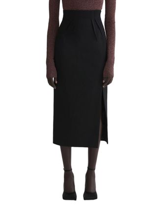 MUGLER High-Waisted Black Skirt