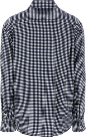 Loewe Gingham Twill Shirt - Navy