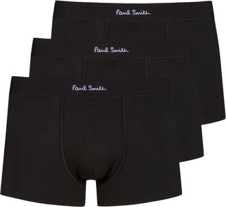 Paul Smith COTTON 3 PACK BOXERS Size: XL, colour: BLACK