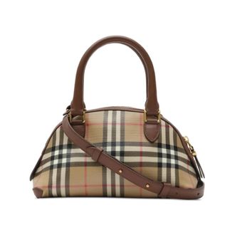 Burberry Primrose Mini Tas - Dames - Handtassen - Bruin - ONE Size - Katoen - Tassen