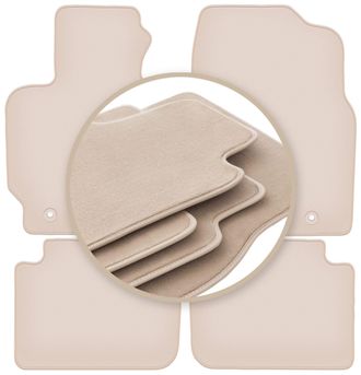 OEM Alfombrillas Beige Premium Para Mazda Cx-5 I Suv 2012-2017