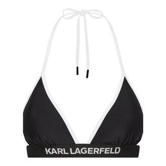 Karl Lagerfeld Dames, Badkleding, Zwart, Maat: L Polyamide