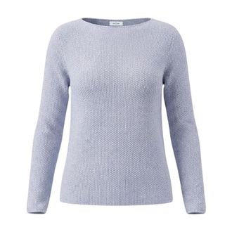 Gran Sasso Trui met ronde hals - Dames - Truien - Blauw - Maat: S