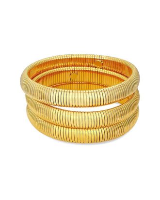 Liv Oliver 18K Plated Modern Bracelet