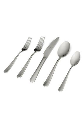 Fable Interiors Stainless Steel 20-Piece Flatware Place Setting in Polished Silver at Nordstrom