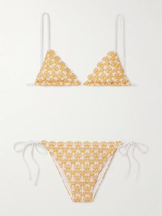 Bikini Donna In Spandex Metallizzato - Top E Slip - Sexy, Fashion (Vari Colori)