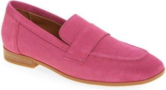 Cordani Ardelle Moc Toe Loafer in Fuschia Suede at Nordstrom, Size 8.5Us