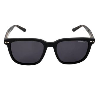 Montblanc Smoke Square Mens Sunglasses MB0258SA 001 55