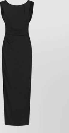 Vivienne Westwood knee length dress sleeveless draped detail