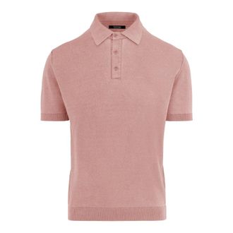 Bomboogie Polo de algod&oacute;n con cuello - Knitwear - Hombre - Rosa - S