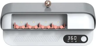 OEM Soporte Para Cepillos De Dientes Con 4 Ranuras, Funci&oacute;n De Secado Y Esterilizaci&oacute;n Uv, 3 Modos De Funcionamiento, Bater&iacute;a De 3000 Mah, Montaje En Pare