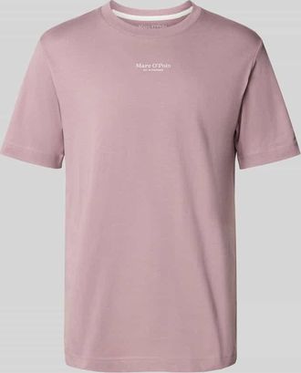 Marc O'Polo Regular Fit T-Shirt aus reiner Baumwolle in Altrosa, Größe XXL