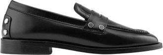 Maison Toufet Mocassin Emmy - Dames - Loafers - Zwart - 41 EU - Leer - Schoenen