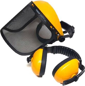 Trade Shop Trade Shop - Visera Desbrozadora M&aacute;scara Protectora De Malla Ajustable 435320