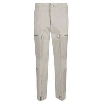 Seafarer Straight Trousers, female, Beige, Size: 2XS Delta Zipped Trousers
