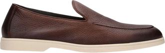 Doucal's Mocassino Vaschetta - Heren - Loafers - Bruin - 41 1/2 EU - Leer - Schoenen