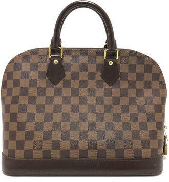 Louis Vuitton Brown Damier Canvas Handbag Tote Bag (Pre-Owned)