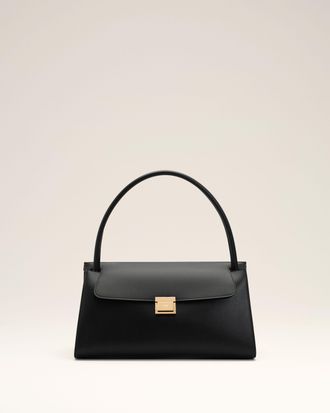 Ami Black Cow Leather Mimi Bag Black - OS - Unisex