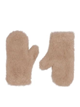 Max Mara Beige Mxaombrato4 Handschuhe